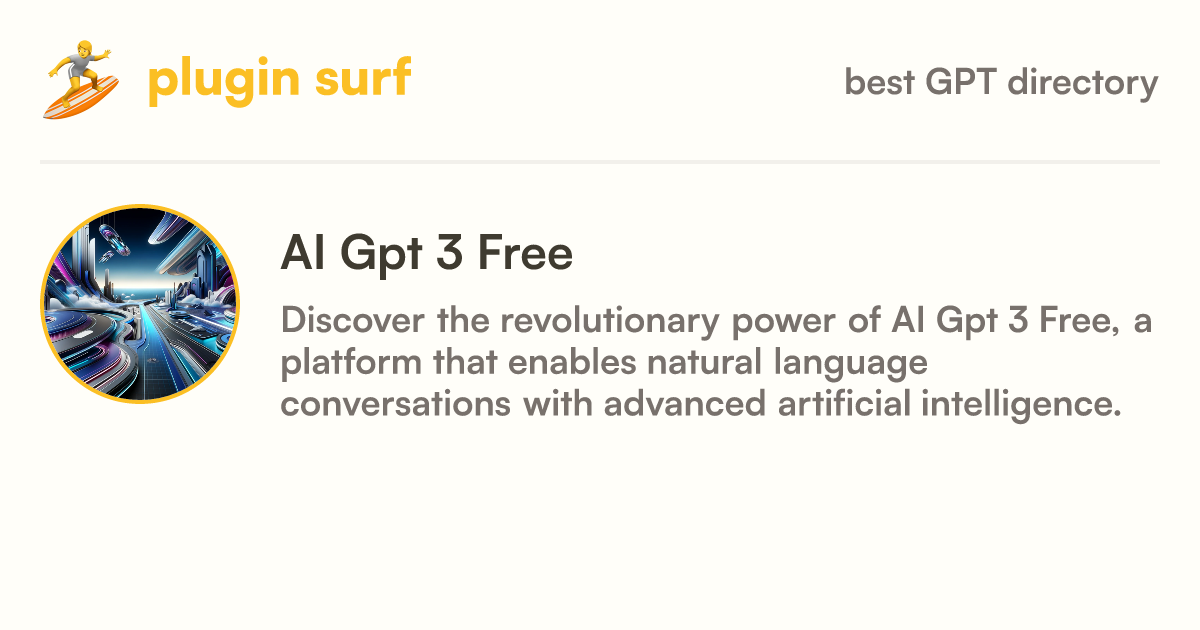 ai gpt 3 free