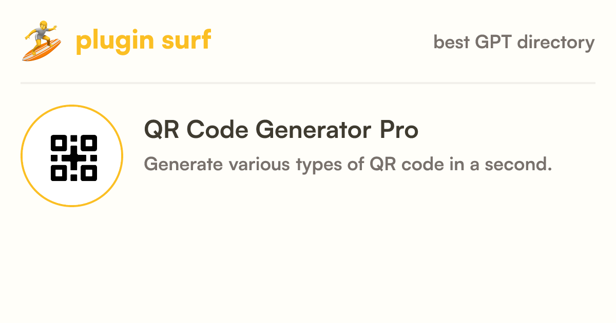 QR Code Generator Pro GPT information latest updates and reviews 2024