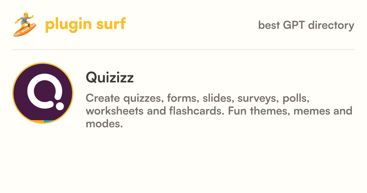 Quizizz chatgpt plugin information latest updates and reviews